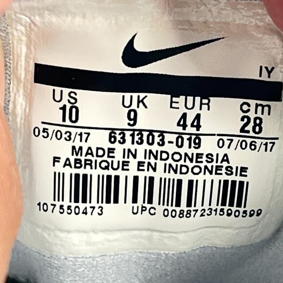 Nike Air Zoom Stefan Janoski Max SB Gray Running Shoes 631303-019 Men's Size 10 - Picture 8 of 9